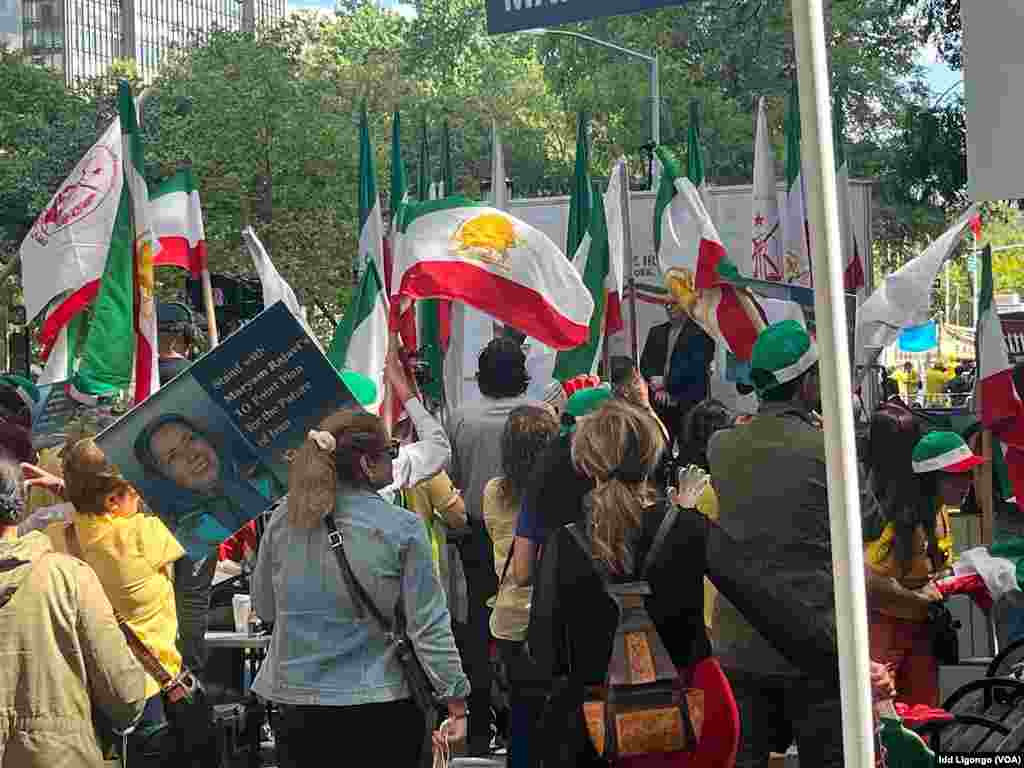 Maandamano kupinga serikali ya Iran, New York, Marekani