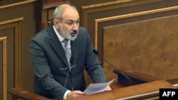 ՀՀ վարչապետ Նիկոլ Փաշինյանը` Ազգային ժողովում, AFP 