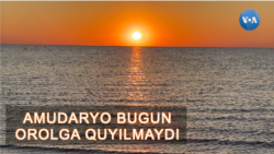 Orol dengizida tong otmoqda 