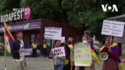 習近平在抗議聲中抵達匈牙利 鞏固歐盟友邦