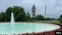 Prekrasan pogled sa južnog travnjaka Bijele kuće u Washingtonu, 10. maja 2024.