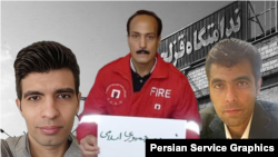 رضا محمدحسینی (چپ)، زرتشت احمدی راغب، و مصطفی رمضانی