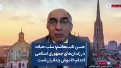 حسن نایب‌هاشم: سلب حیات در زندان‌های جمهوری اسلامی اعدام خاموش زندانیان است