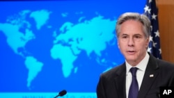 آنتونی بلینکن در مراسم انتشار گزارش سالانه وزارت امور خارجه آمریکا از وضعیت حقوق بشر در جهان - ۳ اردیبهشت ۱۴۰۳ 