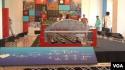 St. Pancras railway station model at "The Brick City" exhibition, National Building Museum, Washington, DC