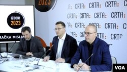 Posmatračka misija Crte saopštava preliminarne nalaze o monitoringu izbornog dana (Foto: FoNet)