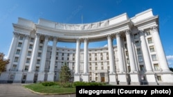 資料照：位於基輔的烏克蘭外交部大樓