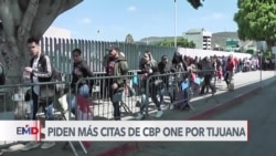 Migrantes reclaman más citas en Tijuana a través de CBP One