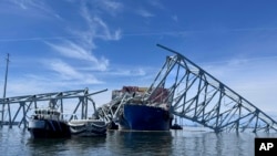 Ֆրենսիս Սքոթ Քի անվան կամուրջը` Բալթիմորում, 03/31/2024 թ.