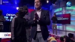Traumatizado por asalto a estudio de TV, periodista ecuatoriano pide asilo en EEUU