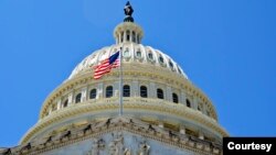 The Capitol dome is seen on Capitol Hill in Washington, DC, July 30, 2023. (Photo by Diaa Bekheet)