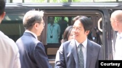 2024年4月29日，台湾当选总统赖清德抵达国安局听取简报。（照片来自台湾国安局网站）
