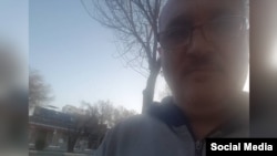 Abbas Lisani Yəz Kəşfiyyat İdarəsinin qarşısında