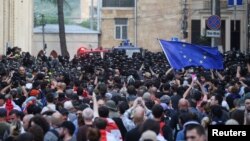 Tbilisida norozilik namoyishlari, 1-may, 2024 