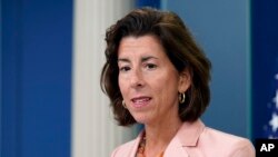 Waziri wa biashara wa Marekani, Gina Raimondo . Washington, Sept. 6, 2022. 