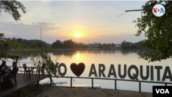 Arauquita, municipio colombiano ubicado en el departamento de Arauca, el lugar donde tuvo lugar el secuestro del sargento Bravo el pasado 14 de febrero. [Foto: Federico Buelvas, VOA].
