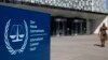 FILE - The exterior view of the International Criminal Court are pictured in The Hague, Netherlands, March 31, 2021.