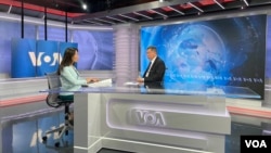 台灣民眾黨主席柯文哲接受美國之音專訪。(2023年4月21日)