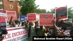 Masu Zanga-zangar Lumana Ta NLC A Jihar Kano