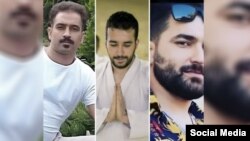 مجید کاظمی (راست)، صالح میرهاشمی، و سعید یعقوبی