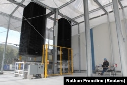 FILE: Trays of limestone at the Heirloom Carbon Technologies facility, Brisbane, California, U.S. February 1, 2023. REUTERS/Nathan Frandino/