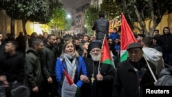 G'arbiy sohilda XAMAS tarafdorlari Isroilga qarshi namoyishda, 2-yanvar, 2023 