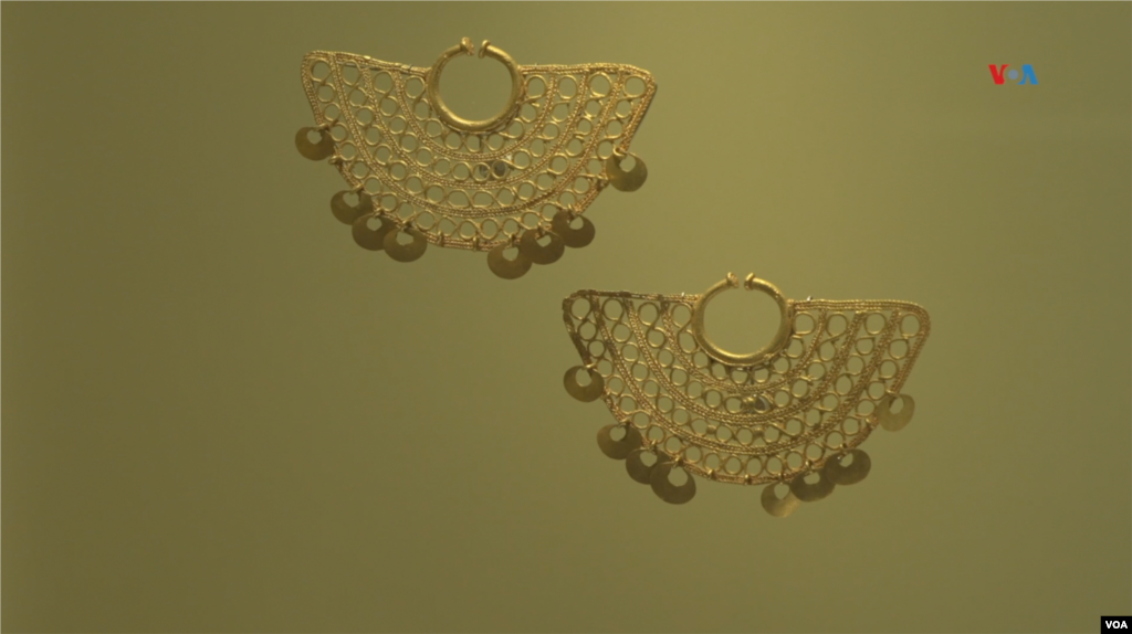 Orejeras de la cultura Zenú del Caribe colombiano. Las piezas tienen una historia de casi dos mil años.