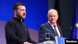 Ուկրաինայի նախագահ Վոլոդիմիր Զելենսկին ու Գերմանիայի կանցլեր Օլաֆ Շոլց