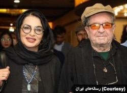 داریوش مهرجویی و وحیده محمدی‌فر