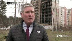 Лідер Лейбористської партії Кір Стармер на Київщині 16 лютого 2023 р.