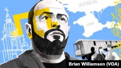 Ukraina Mudofaa vaziri Rustem Umerovning portreti