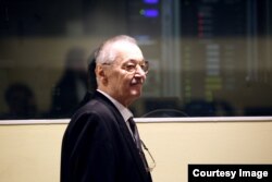 Franko Simatović u sudnici Međunarodnoh rezidualnioh mehanizma za krivične sudove u januaru 2023.