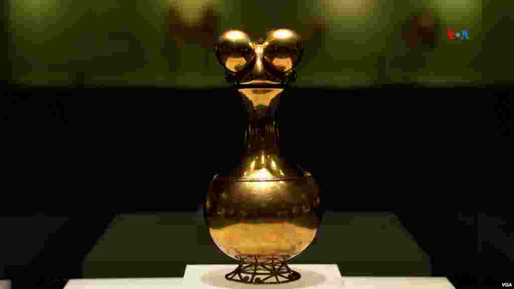 El poporo Quimbaya fue hallado a mediados del siglo XIX por un grupo de antropólogos cerca del municipio de Yarumal en el departamento de Antioquia.&nbsp;