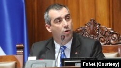 Predsednik Skupštine Srbije Vladimir Orlić na sednici 23. maja (FoNet)