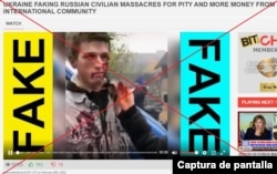 Captura de desinformación.