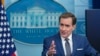 ARCHIVO: El portavoz del Consejo Nacional de Seguridad de la Casa Blanca, John Kirby, habla durante una sesión informativa el 13 de septiembre de 2023.