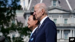 APTOPIX Biden US South Korea