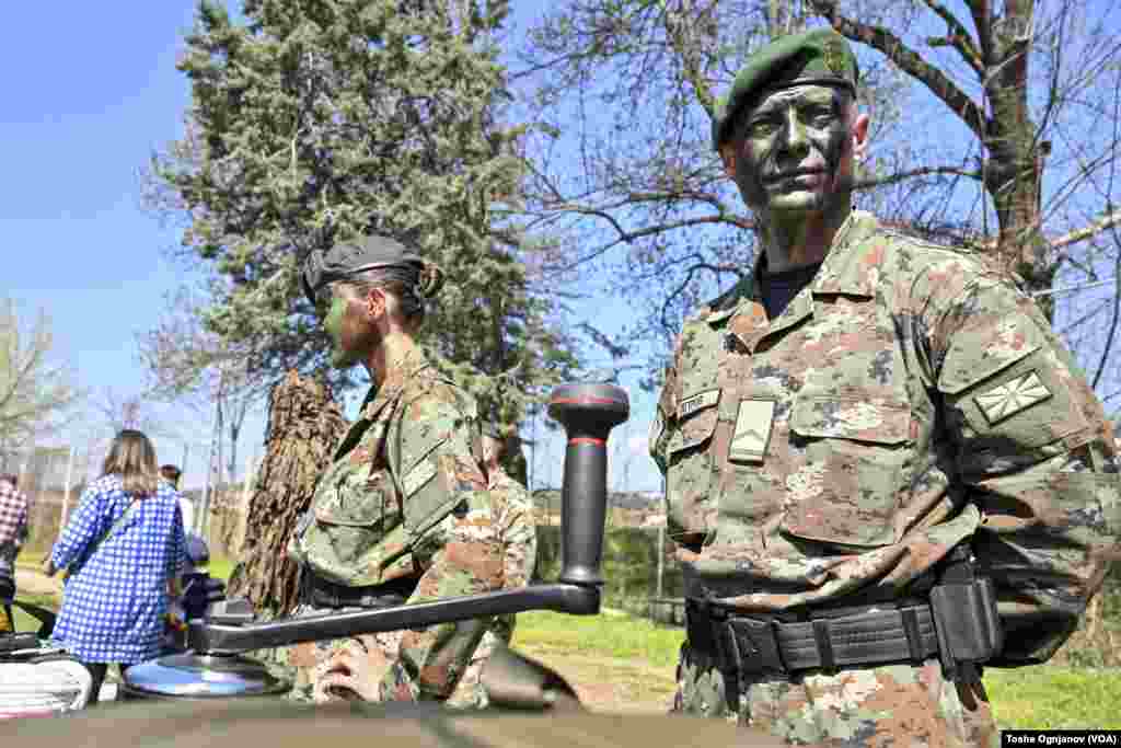  Отворен ден на македонската армија по повод 75 години НАТО и четири години членство во Алијансата. Армиски стадион во Скопје, 23.03.2024 &nbsp; 