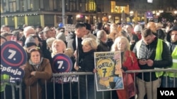 Predizborni skup u Beogradu koalicije "Srbija protiv nasilja" (foto: Stefan Miljuš)