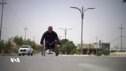 Birîndarê Kîmyabarana Helebce li Ser Kursiya Astengberiyê Meşa Bexda Destpê Dike