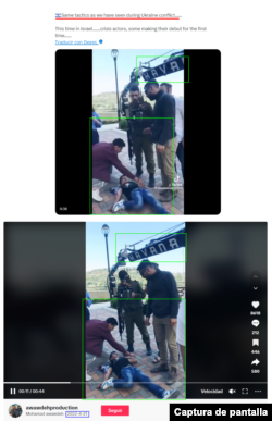 No es un video real, es una filmación de un cortometraje.