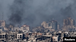 Moshi ukifuka angali huko Gaza Januari 18,2024