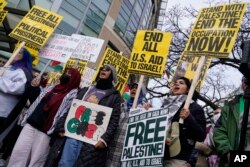 Falastin tarafdorlari Vashington ko'chalarida, 24-noyabr, 2023