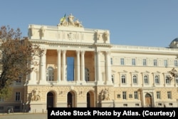 FILE - Ivan Franko National University of Lviv on a sunny autumn day. Lviv, Ukraine - 20 October 2021. (Adobe Stock Photo by Atlas)