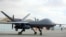 FILE - A U.S. MQ-9 drone is shown on display at Kandahar Airfield, Afghanistan, Jan. 23, 2018. An MQ-9 was hit but recovered Sept. 9, 2024, while operating in the Middle East, a U.S. defense official told VOA on Sept. 13.