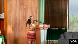 En el evento participaron más de 200 periodistas independientes y otros expertos interesados en el impacto del cambio climático en la cuenca amazónica ecuatoriana. Foto: Gesell Tobias.