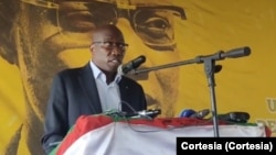 Domingos Simões Pereira, presidente do PAIGC, anuncia vitória da coligação PAI Terra Ranka, nas legislativas, Guiné-Bissau, 6 Junho 2023