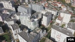 Kompleki i pallateve i ndërtuar në zonën e ish Klubit Partizani