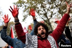 Propalestinski skup u Parizu, 4. novembar 2023.