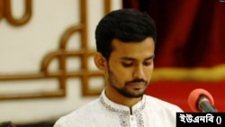 অন্তবর্তী সরকারের উপদেষ্টা আসিফ মাহমুদ।